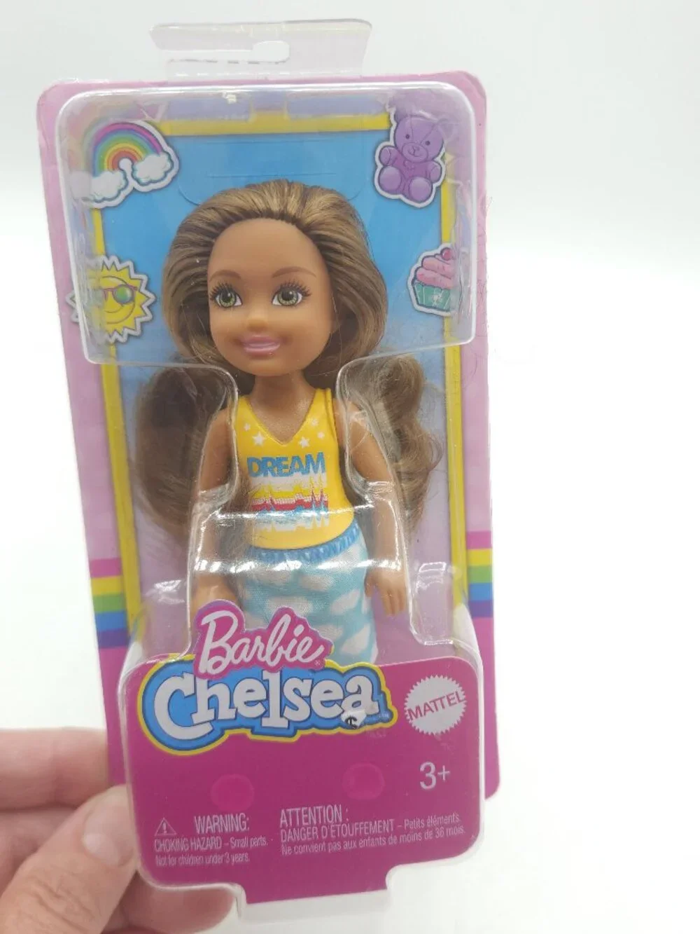 2020 Mattel Barbie Club Chelsea Girl Doll wearing a